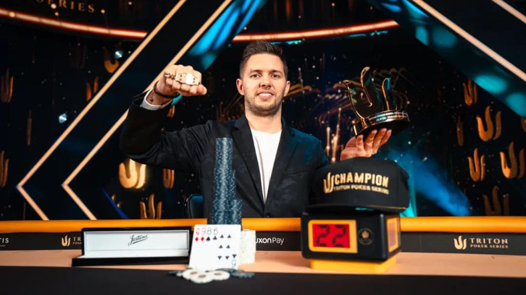 Matthias Eibinger撲（pū）克牌手 WSOP天（tiān）堂島奪得（dé）第5個Triton冠（guàn）軍